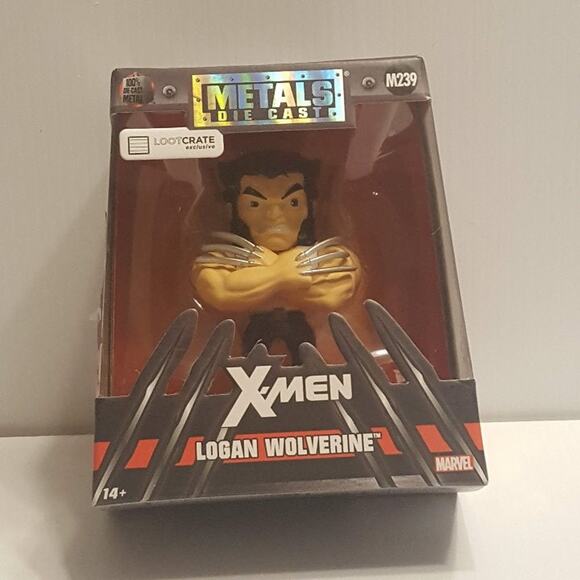 X-Men Logan Wolverine Metals Die Cast Loot Crate Exclusive Figure Jada 2017 New - Picture 1 of 8